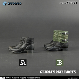 ZYTOYS 1/6 ZY1024 WWII 二战 M37 靴子 鞋子 2款  兵人模型 散件