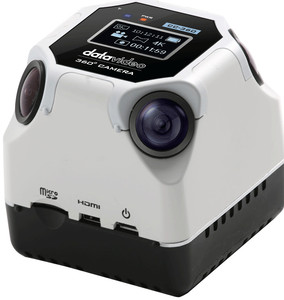 datavideo洋铭 CC-360 全景相机360度VR商用摄像机6K画质支持直播
