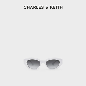 CHARLES&KEITH24春季新品CK3-91280550欧美小框复古猫眼太阳眼镜
