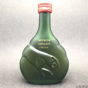 酒版 MEUKOW墨高干邑 NAPOLEON拿破仑磨砂绿瓶磨砂豹红盖40% 50ml