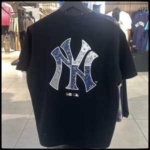 New Era 纽亦华代购24新款MLB系列男女宽松印花短袖T恤 14179141