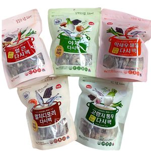 韩国海牌昆布海带汤料包银鱼鳀鱼蔬菜萝卜独立调味料包韩式料理