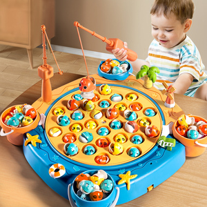 儿童玩具磁性钓鱼宝宝1一3岁2两小女生男孩子幼儿6益智力开发礼物