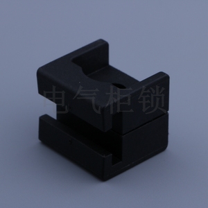 海坦 RG001-5 黑色塑料固定件 锁杆固定件 配电箱柜门附件