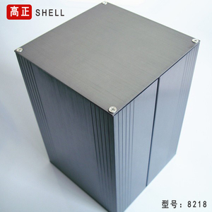 136*136机箱铝型材壳体铝合金外壳diy功放盒电源设备方形铝壳8218