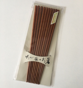 日本进口 石田实木筷子铁木筷家用筷子无漆防滑 实惠5双装