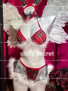 西西Sicily secret【签收圣诞礼物】性感制服圣诞战衣毛绒辣妹裙