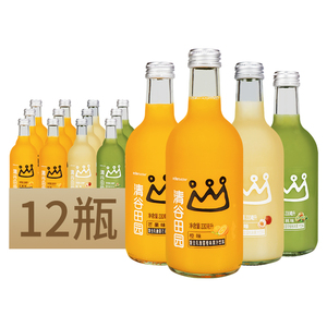 清谷田园果汁饮料330ml复合乳酸菌果味饮品猕猴桃芒果桃水果汁