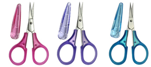 正品 加米修手工专用刺绣剪 透明盖剪刀 彩虹线剪 ES-1081 紫色