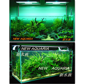 新水族生态鱼缸水草造景缸120*50*50CM超白玻璃大全套仅限成都