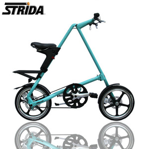 便携折叠车STRIDA速立达16寸LT折叠车/皮带单速折叠自行车