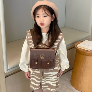 幼儿园书包女童卡通可爱背包韩版复古学生出游儿童时尚百搭双肩包