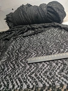 120-5库存瑕疵花边辅料7.5元一斤1kg一份亮片网纱布料1.55米×6米