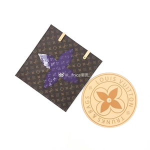 【现货】LV 老花 PVC 透明 花朵 Logo 唱片袋 唱片包 手袋