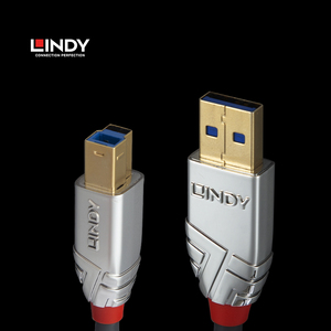 德国LINDY usb3.0数据线A公对B公高速打印机线移动硬盘方口连接线