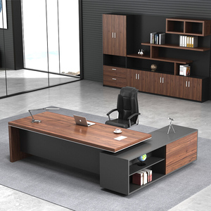 福州办公家具 现代简约老板桌班台主管桌 钢架式经理桌办公桌椅