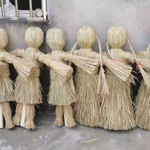 手工稻草人偶工艺品制作假人靶子草船借箭户外装饰道具稻草人娃娃