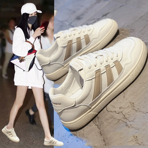 香港潮牌春季爆款2024年新款小白鞋女鞋韩版百搭运动鞋高级感板鞋