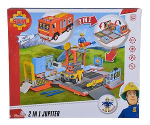 德国新款正品包邮 消防员山姆 木星号水星消防车套装 二合一玩具