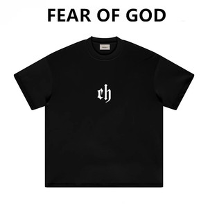 FEAR OF GOD联名CH潮牌短袖t恤男女美式高街宽松纯棉夏季情侣上衣