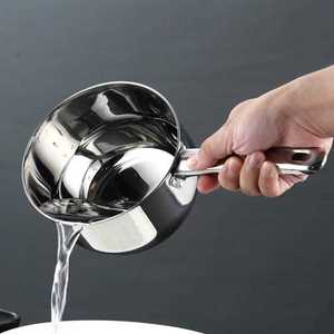 长柄舀水瓢不锈钢家用水舀子厨房不锈钢水勺子瓢子水瓢小打舀水勺