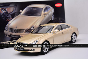 京商KYOSHO 1:18 奔驰CLS CLASS BENZ  500  合金汽车模型 香宾金