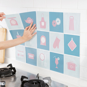 厨具厨房防油贴纸 自粘耐高温防油污贴纸家用灶台瓷砖墙贴