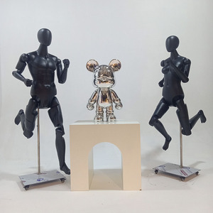 男女全身模特道具跑步机器人可活动关节假人运动服装拍摄人体展示