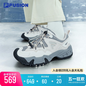 FILA FUSION斐乐女鞋老爹鞋2024春季休闲鞋运动鞋厚底鞋子齿岩鞋