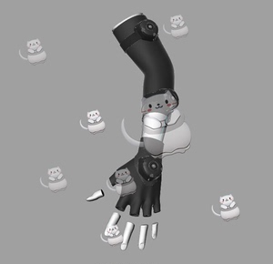 手套智能穿戴设备手指手臂犀牛rhino/C4D/3Dmax/maya模型建模代做