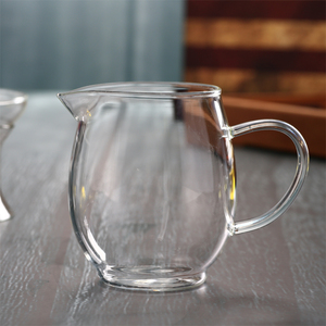 黛米印象 玻璃大龙胆加厚公道杯 优质耐热玻璃茶具 经典款 大容量