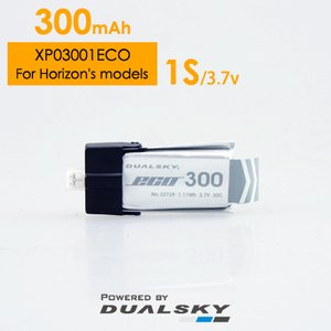 上海双天XP03001ECO 3.7V 300mAh,1S遥控模型航模配件,30C 锂电池