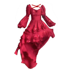 200斤外贸特大码女装速卖通亚马逊欧美系带不规则沙滩红裙不规则