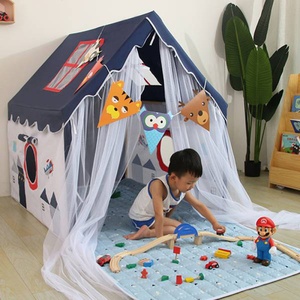 。儿童帐篷游戏屋室内睡觉公主玩具屋小房子床上分床神器