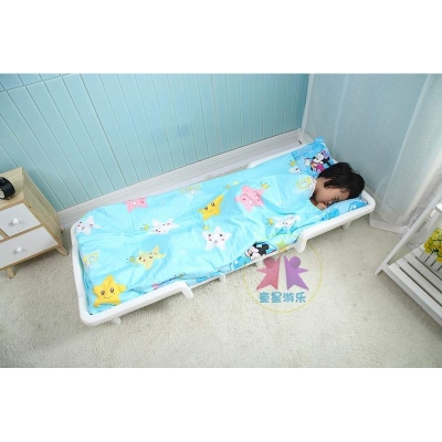 幼儿园午睡塑料简易小孩家用宝宝单人拼接小学生儿童托管折叠小床
