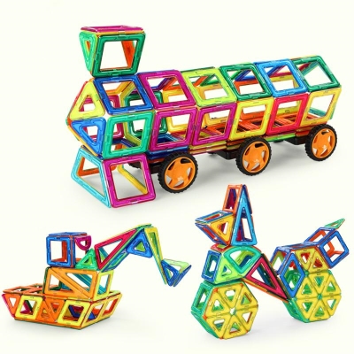 磁积片积木魔法哒哒哒磁力片磁性嗒嗒嗒滋兹力片儿童玩具