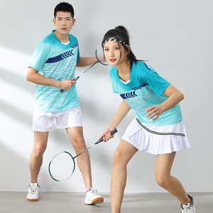 短袖羽毛球衣青少年跑步网球短袖速干运动球服男女款中国风乒羽服