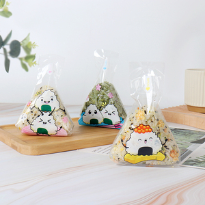 三角饭团专用袋食品级可微波加热模具可爱卡通日式寿司易撕打包袋