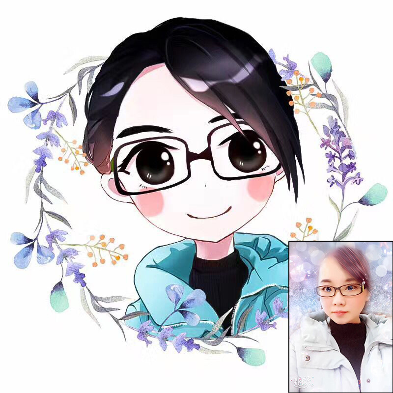 卡通萌q版头像手绘动漫人物形象情侣照片转手绘设计画图私人定制