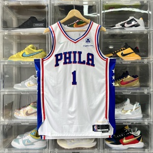 【堂堂】Nike NBA 费城76人 75周年联盟版 主场 哈登AU球员版球衣