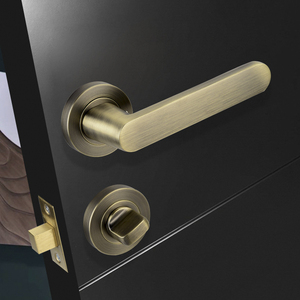 睿高 隐形门门锁单面锁暗锁室内卧室背景墙门隐藏门把手隐形门锁