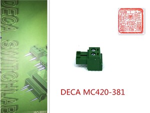 DECA 台湾进联欧式端子 MC420-381 2P-24P 3.81间距