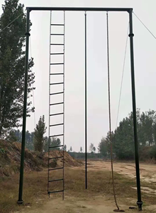室外攀爬架攀登架户外爬绳爬杆爬梯三位合一爬高训练器材爬绳架