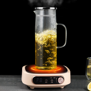 普瑞凯特日式简约电陶炉通用高硼硅耐热多功能水具水杯水壶套装