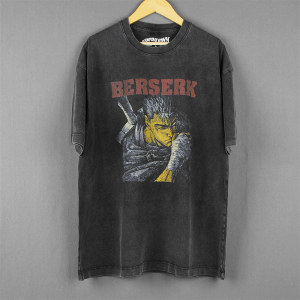 剑风传奇 T恤 烙印战士Berserk动漫休闲纯棉水洗长袖短袖 T-Shirt