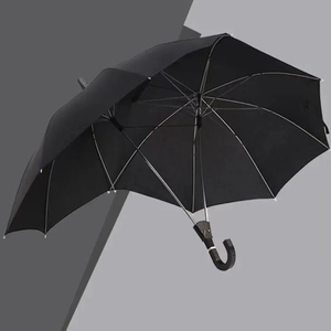 双人情侣伞双色拼接双杆双顶连体太阳伞抖音同款个性创意自动雨伞