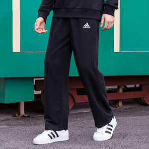 adidas阿迪达斯男裤2024春季运动裤宽松休闲裤透气直筒裤卫裤长裤