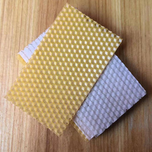 蜜蜂巢蜜盒巢础中蜂意蜂巢蜜专用巢基优质500g 250g巢蜜盒巢础片