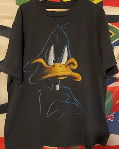 Looney Tunes Daffy Duck short sleeves达菲鸭乐一通卡通短袖T恤
