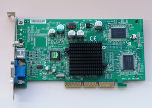nvidia 公版 Geforce4 MX440 64M MSI 8877  AGP 显卡